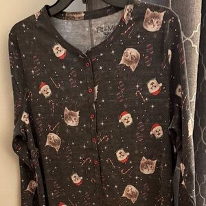 Women's 1x union suit pajamas new